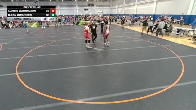 144 lbs Cons. Round 4 - Adante Washington, Unattached vs Jaxon Jorgensen, Unattached