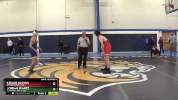 141 lbs Cons. Round 4 - Jordan Suarez, Johnson & Wales (RI) vs Stuart Glover, Bridgewater State