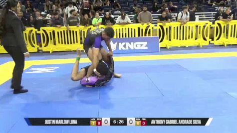Anthony Gabriel Andrade Silva vs Justin Marlow Luna 2025 Pan IBJJF Jiu-Jitsu No-Gi Championship