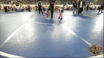 40 lbs Quarterfinal - Presley Edge, Piedmont vs Hazel Wynn, El Reno Wrestling Club