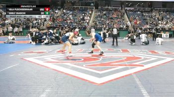 6A - 145 lbs Quarterfinal - Isla Flechsenhaar, Union Pines High School vs Emily Bianchi, Statesville High School