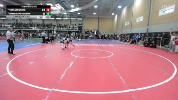 138 lbs Consi Of 8 #2 - Taylor Davis, Newport vs Amelia Petersen, Haddam-Killingworth