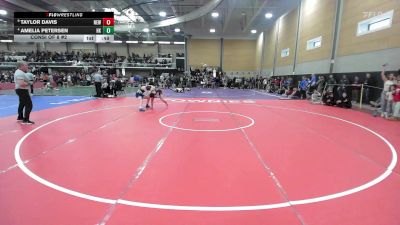 138 lbs Consi Of 8 #2 - Taylor Davis, Newport vs Amelia Petersen, Haddam-Killingworth
