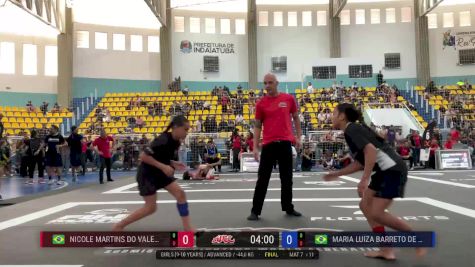 MARIA LUIZA BARRETO DE CARVALHO vs Nicole Martins Do Vale Campo 2025 ADCC Brazilian Nationals
