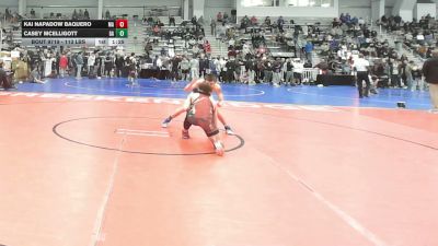 113 lbs 7th Place - Kai Napadow Baquero, MA vs Casey McElligott, GA