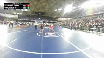 Boys 2A 126 lbs Semifinal - Ty Satiacum Jr, Orting vs Julian Joel Torres, Prosser