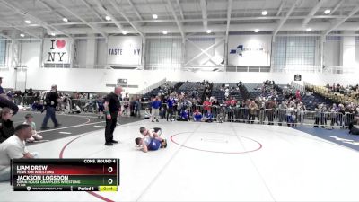 75 lbs Cons. Round 4 - Jackson Logsdon, Grain House Grapplers Wrestling Club vs Liam Drew, Penn Yan Wrestling