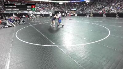 Girls 235 lbs Semifinal - Izabella Riebe, Wisconsin Lutheran-Girls vs Kalie Davis, Belmont/Platteville-Girls