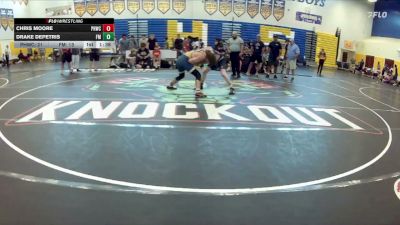 150 lbs Round 1 (8 Team) - Drake DePetris, Funky Monkey vs CHRIS MOORE, Palm Harbor WC