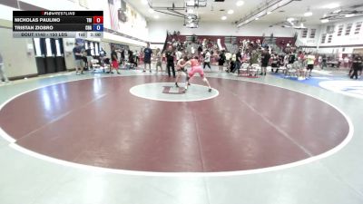 150 lbs Consi Of 4 - Nicholas Paulino, Triumph Trained vs Tristan Ziobro, Christian Brothers Academy
