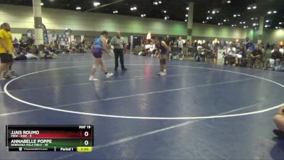 170 lbs Round 2 (6 Team) - Annabelle Poppe, Nebraska Hula Girls vs Jjais Roumo, MXW - RAW