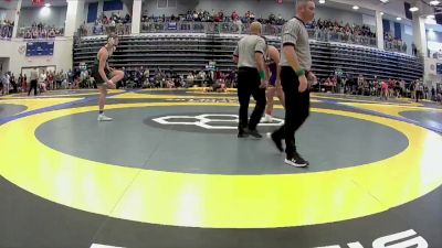 190 lbs Champ. Round 2 - Job Richman, Eastside vs Alex Lopez, Bryan High School