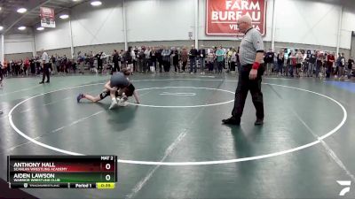 106 lbs Cons. Round 2 - Anthony Hall, Scanlan Wrestling Academy vs Aiden Lawson, Warrior Wrestling Club