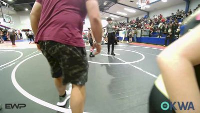 83 lbs Rr Rnd 3 - Ember Bloxham, Salina Wrestling Club vs Dallin Swan, IRONMEN Wrestling Club