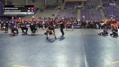 124 lbs Round 1 (16 Team) - Isabella Gonzales, Iowa vs Miyah Palacios, William Jewell College