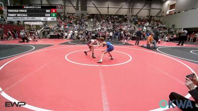 61 lbs Consolation - Tristan Price, Brushy Wrestling Club vs Timmy McCall, Fort Gibson Youth Wrestling