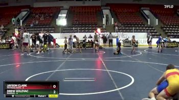 108 lbs Quarterfinals (8 Team) - Drew Holevac, BadBass vs Jayson Clark, Michigan Mafia