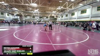 160 lbs Champ. Round 1 - Peyton Alexander, Belle Fourche Broncs vs Wicahpe `Chop` WhirlwindHorse-Pulliam, Little Wound Mustangs