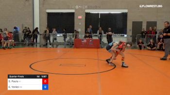 65 lbs Quarterfinal - Sara Pauls, Team New York vs Evelyn Yonke, Team Minnesota