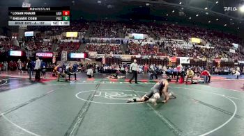 A - 157 lbs Champ. Round 1 - Sheamis Cobb, Polson vs Logan Knaub, Laurel