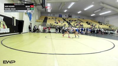 140 lbs Rr Rnd 2 - Addi Adams, Mcloud HS Girls vs Heysel Solis, Rogers High School Girls