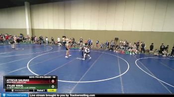 96 lbs 1st Place Match - Atticus Salinas, Gold Rush Wrestling vs Tyler Wahl, LV Bear Wrestling Club (Spring