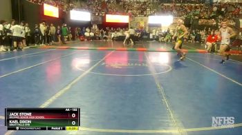 AA - 132 lbs Cons. Round 1 - Kael Dixon, Great Falls CMR vs Jack Stone, Billings Senior High School