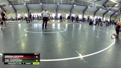 197 lbs Cons. Round 3 - Toby Schoffstall, Virginia Military Institute vs Jeremiah Erickson, Unattached-Seton Hill