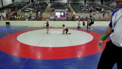 100 lbs Consi Of 4 - Tyson Clinard, Viking Youth Wrestling vs Gunnar Thom, Lassiter Jr Trojans Wrestling Club