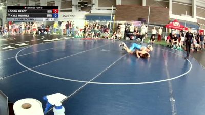 126 lbs Champ. Round 1 - Logan Tracy, Nevada vs Kyle Menuez, Black Fox Wrestling Academy