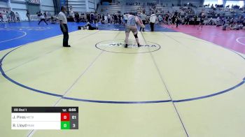 285 lbs Rr Rnd 1 - Joao Pedro Pires, MetroWest United Black vs Ben Lloyd, PANE