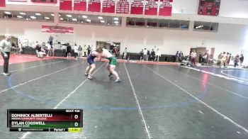 285 lbs Cons. Semi - Dominick Albertelli, Nassau Community College vs Dylan Cogswell, Oswego State