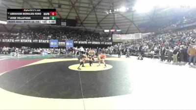 Boys 4A 106 lbs Champ. Round 2 - Abraham Morales-Toro, Graham-Kapowsin vs Jose Villafana, Moses Lake