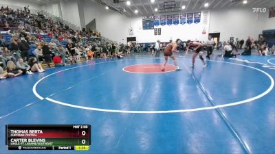 190 lbs Quarterfinal - Thomas Berta, Cheyenne Central vs Carter Blevins, Lingle-Ft. Laramie/Southeast