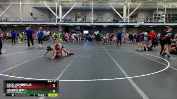 130 lbs Round 6 (10 Team) - Hayden Smith, Upstate Uprising vs Zack Lombreglia, Iron Horse