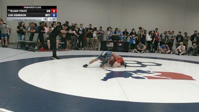 51 kg Champ. Rd Of 64 - Elijah Foltz, Steller Trained Wrestling vs Lou Keneson, Midwest Regional Training Center