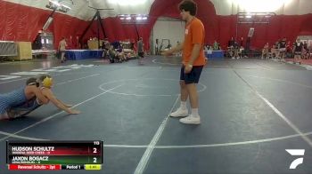 113 lbs Round 2 (4 Team) - Hudson Schultz, Wadena-Deer Creek vs Jaxon Bogacz, Lena/Bonduel