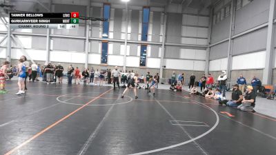 97.4-103.6 lbs Champ. Round 2 - Tanner Bellows, Lake Stevens Wrestling Club vs Gurkarnveer Singh, Montana