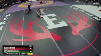 Champ. Round 1 - Quinn Zegers, Milford vs Draydin Gossman, Pierce