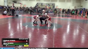 50 lbs 5th Place Match - Beau Valberg, Centennial vs Charles Tetrick, Pierz
