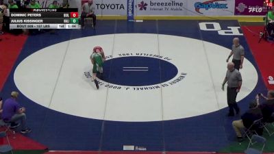 157 lbs Round Of 32 - Dominic Peters, Boiling Springs vs Julius Kissinger, Halifax