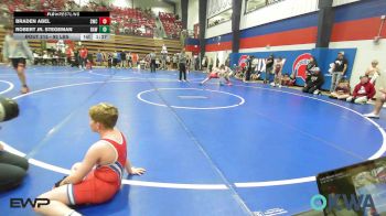 92 lbs Round Of 16 - Braden Abel, Salina Wrestling Club vs Robert Jr. Stegeman, Raw Wrestling Club