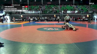 6A 144 lbs Semifinal - Joe Brasseal, Gardendale Hs vs Declan Hamilton, Hazel Green HS