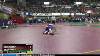 Quarterfinal - Miles Hoerauf, Whitehall/Harrison vs Vaugh Pendlay, Bigfork