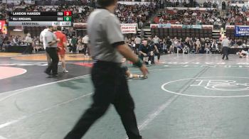 A - 110 lbs Semifinal - Landon Hansen, Frenchtown vs Eli Erdahl, East Helena