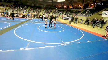 46 lbs Round Of 32 - Kannon Zappone, Barnsdall Youth Wrestling vs Cillian Hunter, Owasso Takedown Club