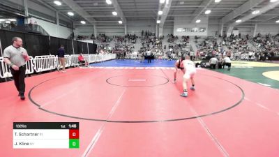 132 lbs Round Of 128 - Tyler Schartner, RI vs Jayson Kline, NY