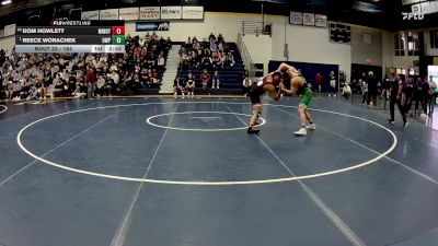 184 lbs Champ. Round 1 - Reece Worachek, Wisconsin-Parkside vs Dom Howlett, Minot State (N.D.)