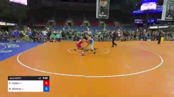 126 lbs Consi Of 32 #1 - Christian Lopez, Minnesota vs Nathan Wishne, Missouri