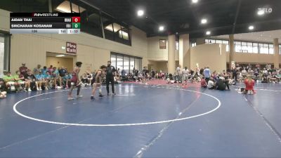 106 lbs Round 2 Champ & Wb (32 Team) - Aidan Thai, BRAWL Black vs Sricharan Kosanam, Funky Boyz